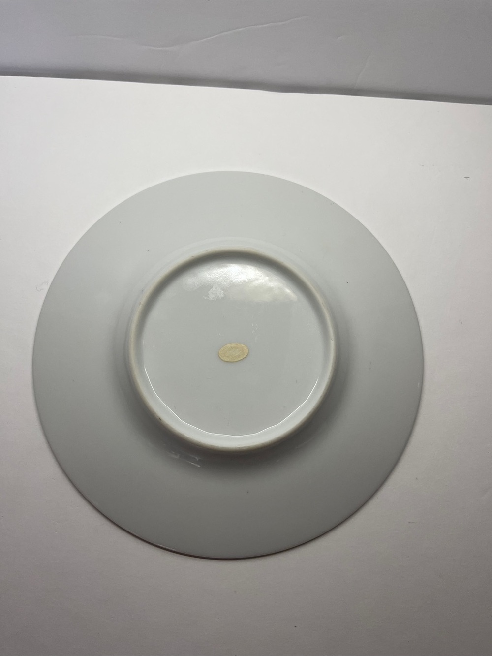 Vintage Japanese Chokin Plate 6” Bird Plum Blossoms 24K Gold - Picture 2 of 3